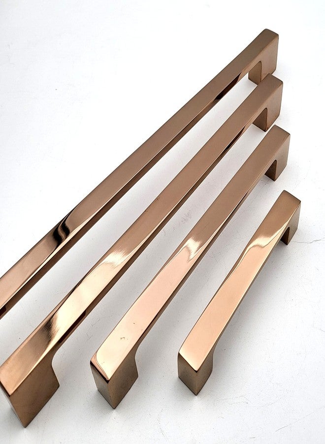 ABVIN Premium Pvd Rosegold Bar Pull Handles, Modern Gold Cabinet Hardware, Furniture Pulls For Doors, Cabinets, Cupboards & Drawers (1 Pcs) (96Mm (4 Inch)) - Image 1